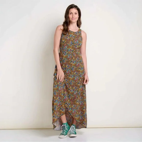 anouk maxi dress KIVARI Anouk Maxi Dress Mocha